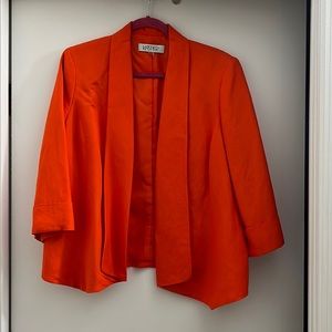 New Kasper Orange Blazer Size L